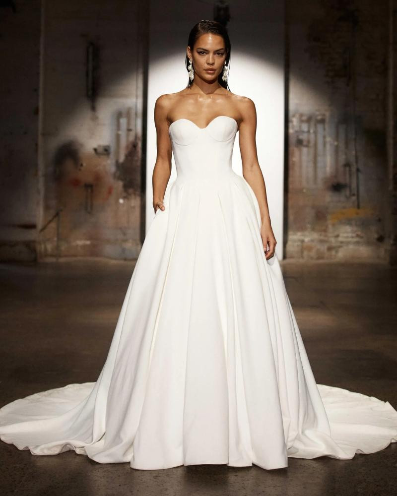 Kat - Evie Young Wedding Dress - White Rose Bridal Newark NJ