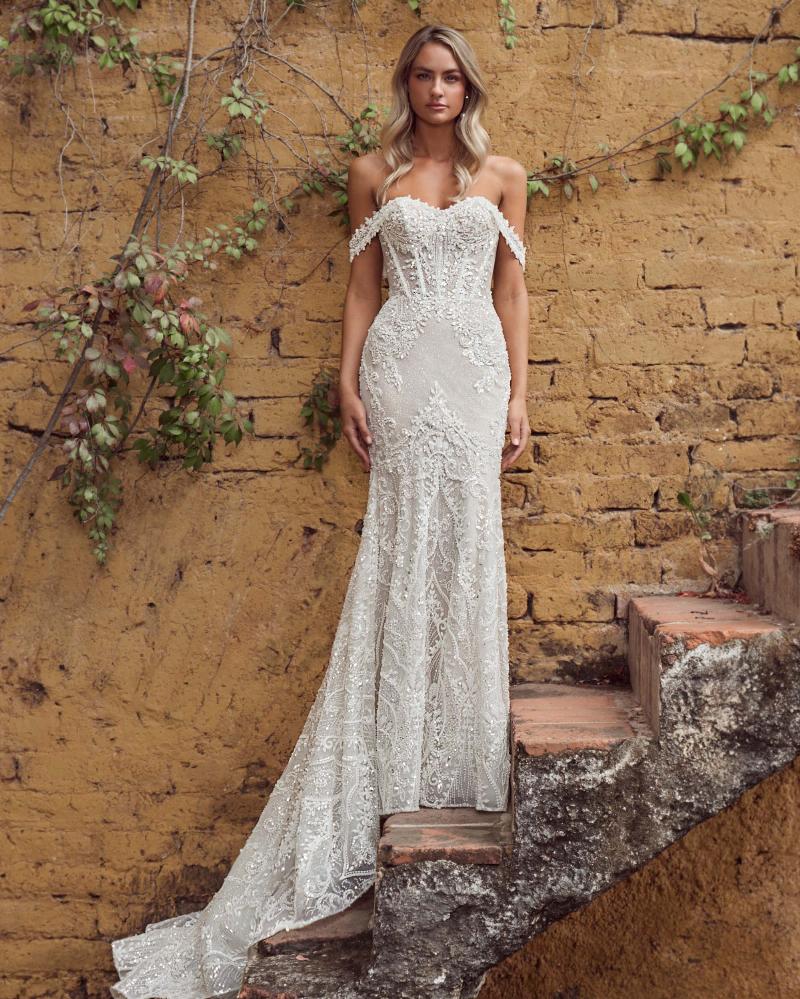 Calla Blanche 124243 wedding dress at White Rose Bridal Newark NJ