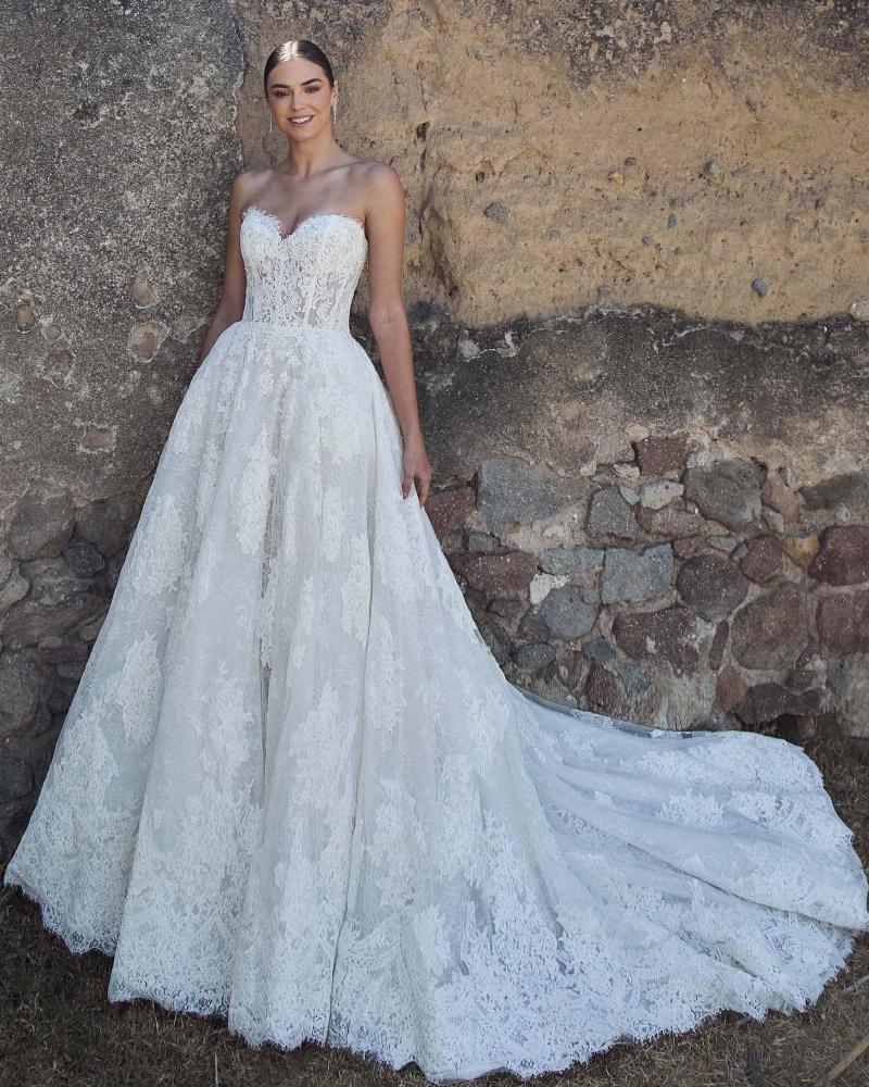 Style 125247 - Calla Blanche Wedding Dress - White Rose Bridal Newark NJ