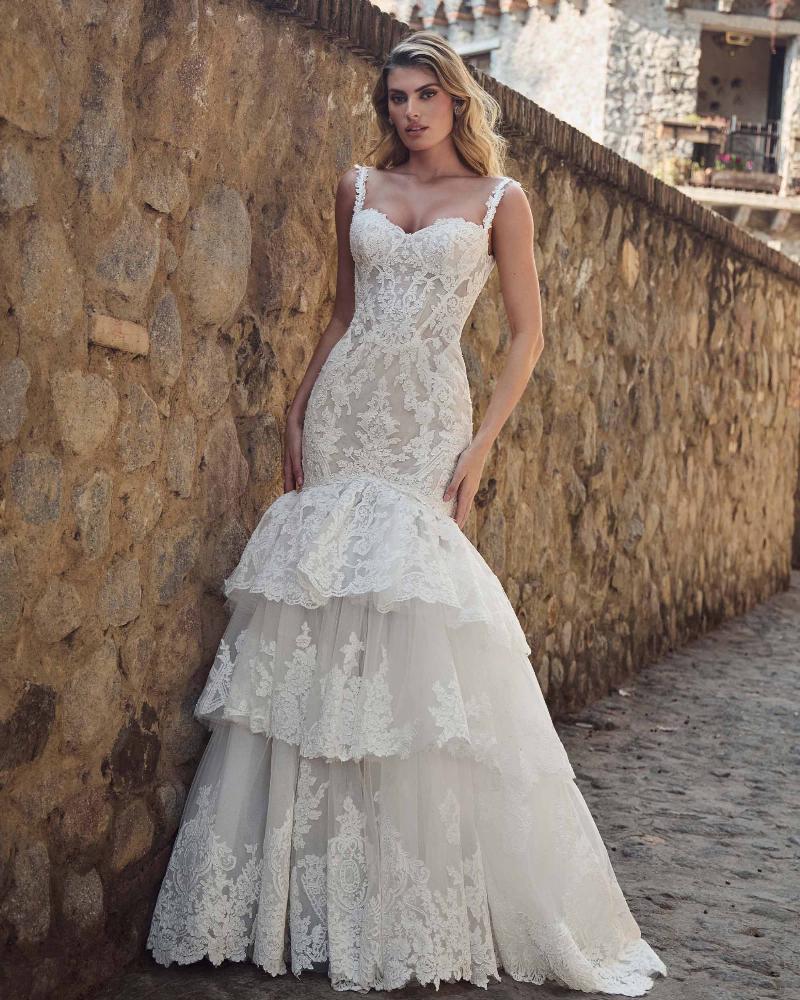 Style 125249 - Calla Blanche Wedding Dress - White Rose Bridal Newark NJ (view 3)