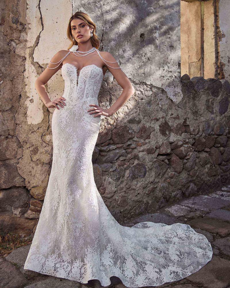 Style 125257 - Calla Blanche Wedding Dress - White Rose Bridal Newark NJ