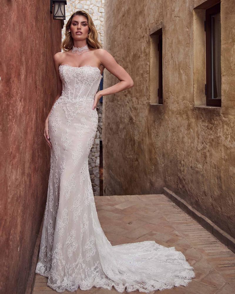 Style 125262 - Calla Blanche Wedding Dress - White Rose Bridal Newark NJ