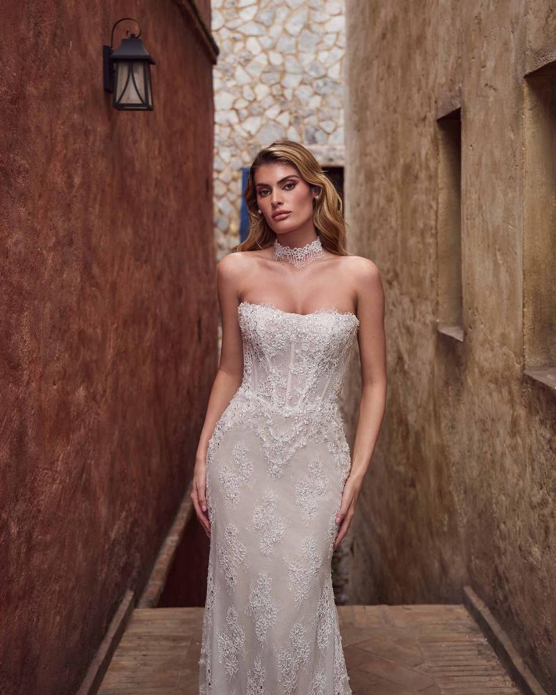 Style 125262 - Calla Blanche Wedding Dress - White Rose Bridal Newark NJ (view 2)