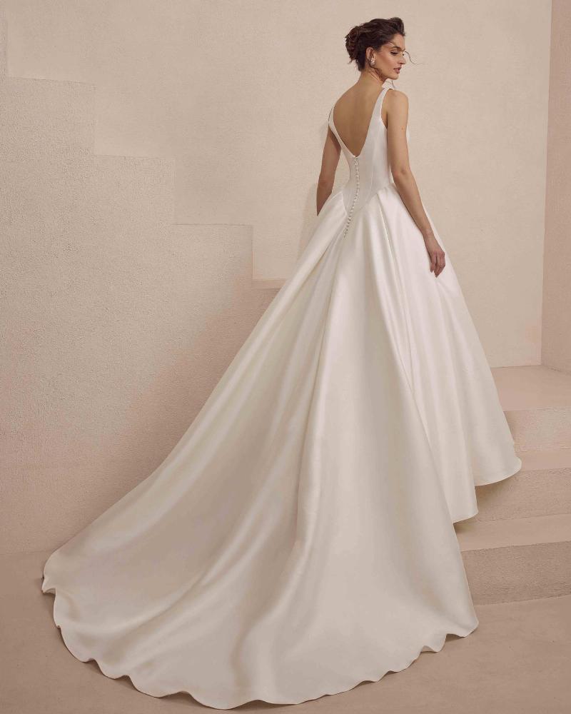 Style B25234 - Calla Blanche Wedding Dress - White Rose Bridal Newark NJ (view 3)