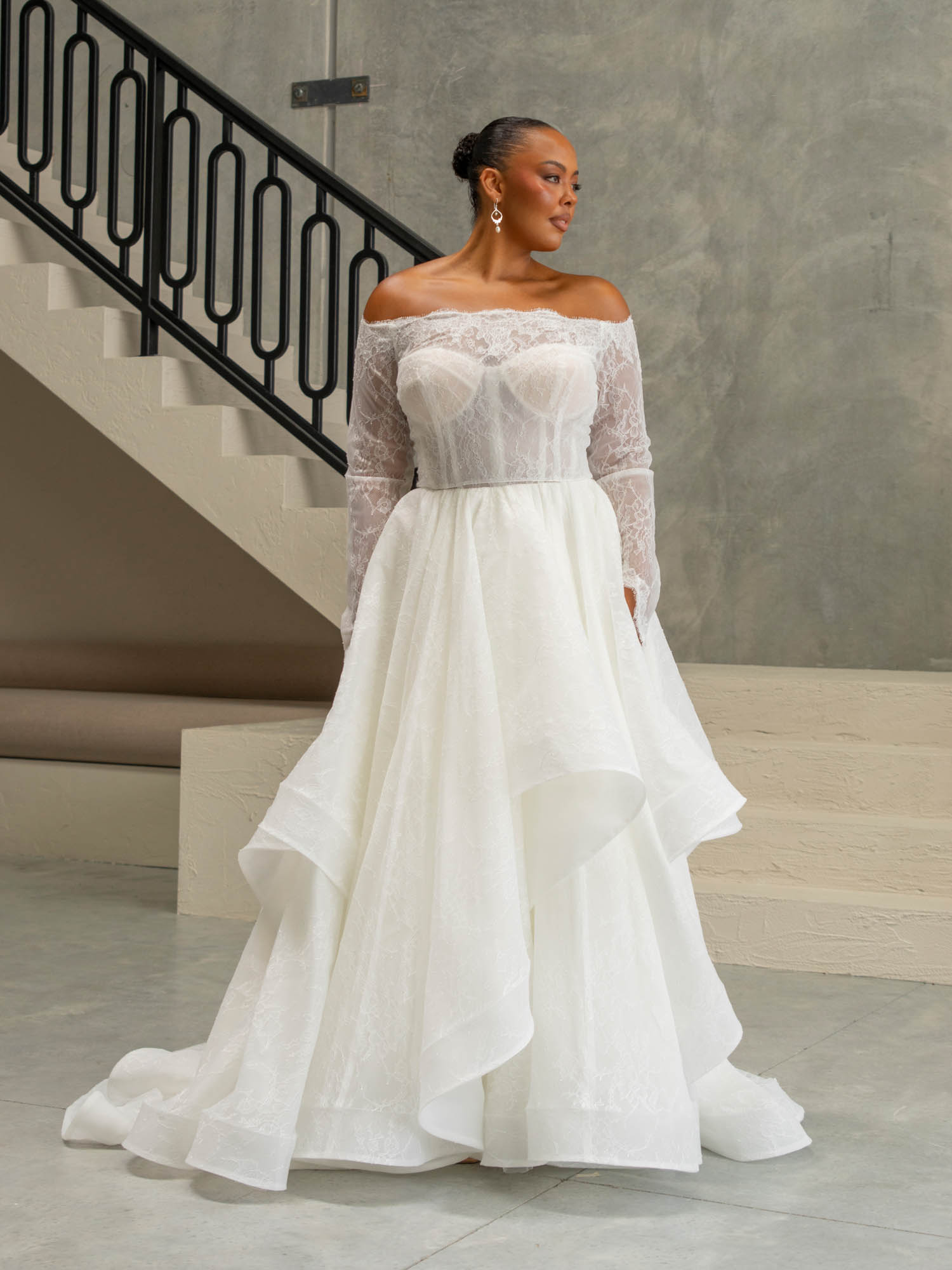 Hollis - Evie Young Wedding Dress - White Rose Bridal Newark NJ (view 6)