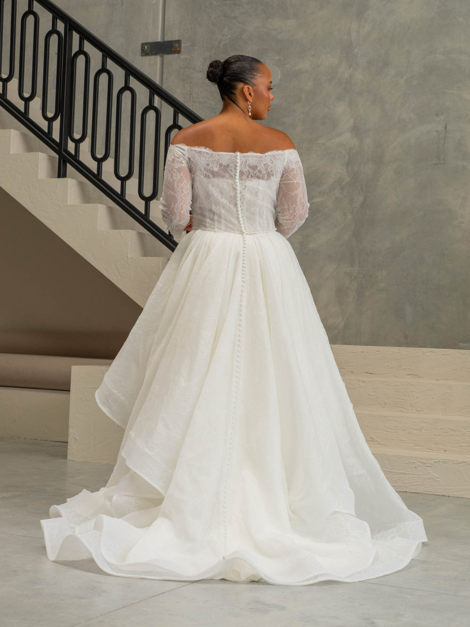 Hollis - Evie Young Wedding Dress - White Rose Bridal Newark NJ (view 7)