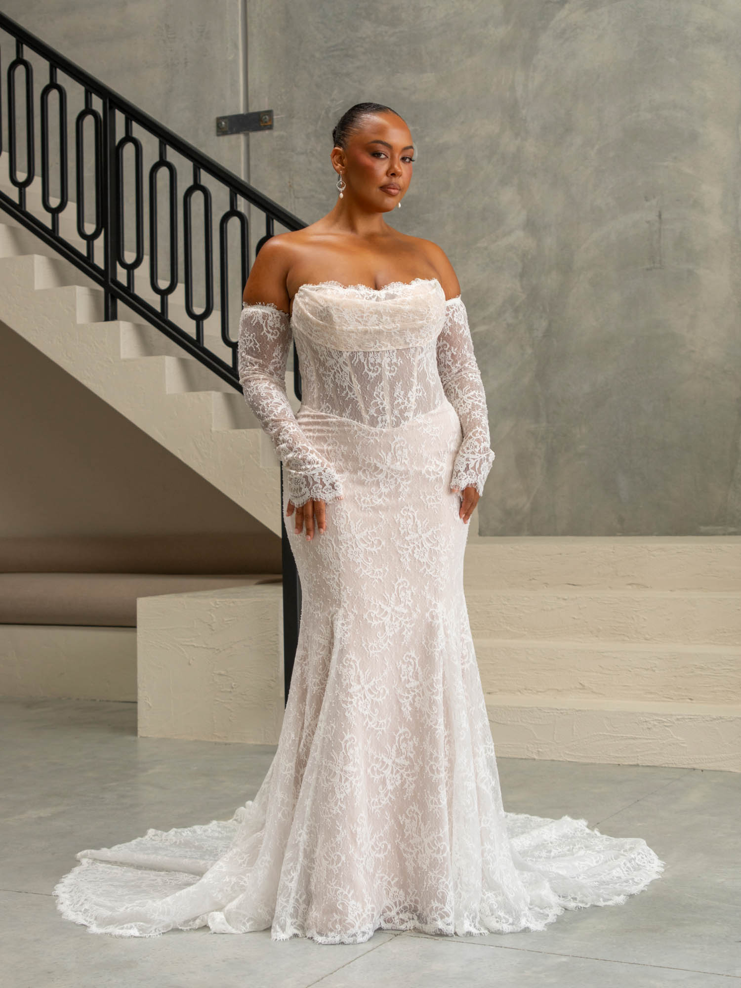 Roxanne - Evie Young Wedding Dress - White Rose Bridal Newark NJ (view 6)