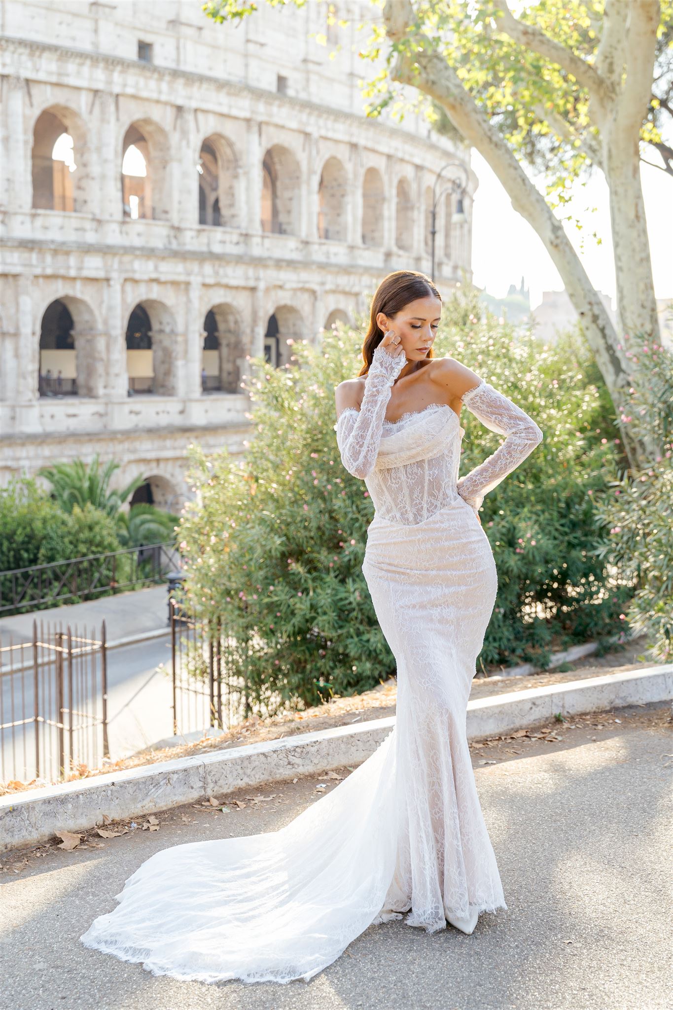 Roxanne - Evie Young Wedding Dress - White Rose Bridal Newark NJ (view 9)