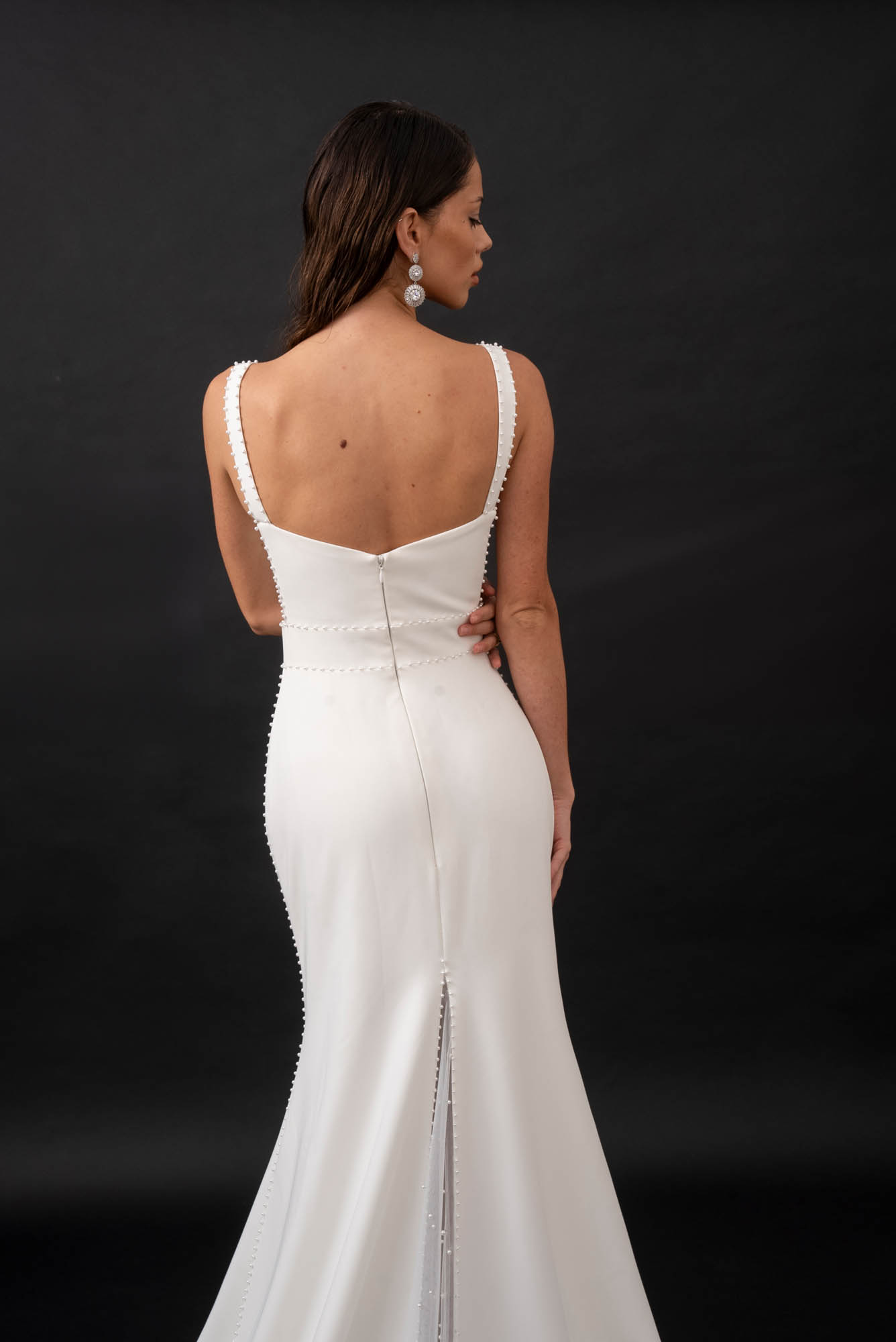 Sydney - Evie Young Wedding Dress - White Rose Bridal Newark NJ (view 3)