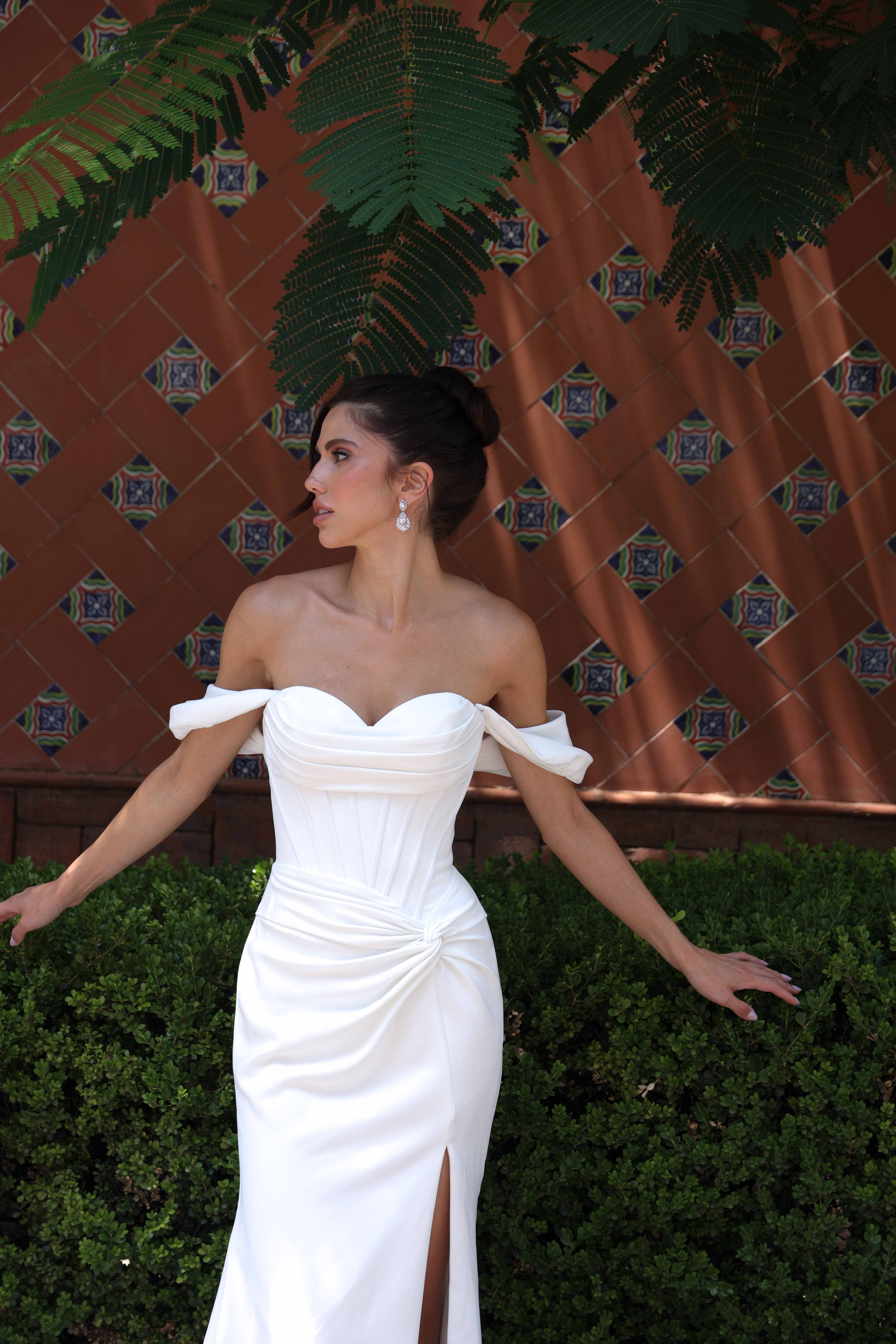 Albany - Jimme Huang Wedding Dress - White Rose Bridal Newark NJ (view 2)