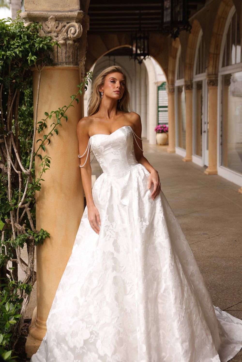 Hitomi - Jimme Huang Wedding Dress - White Rose Bridal Newark NJ
