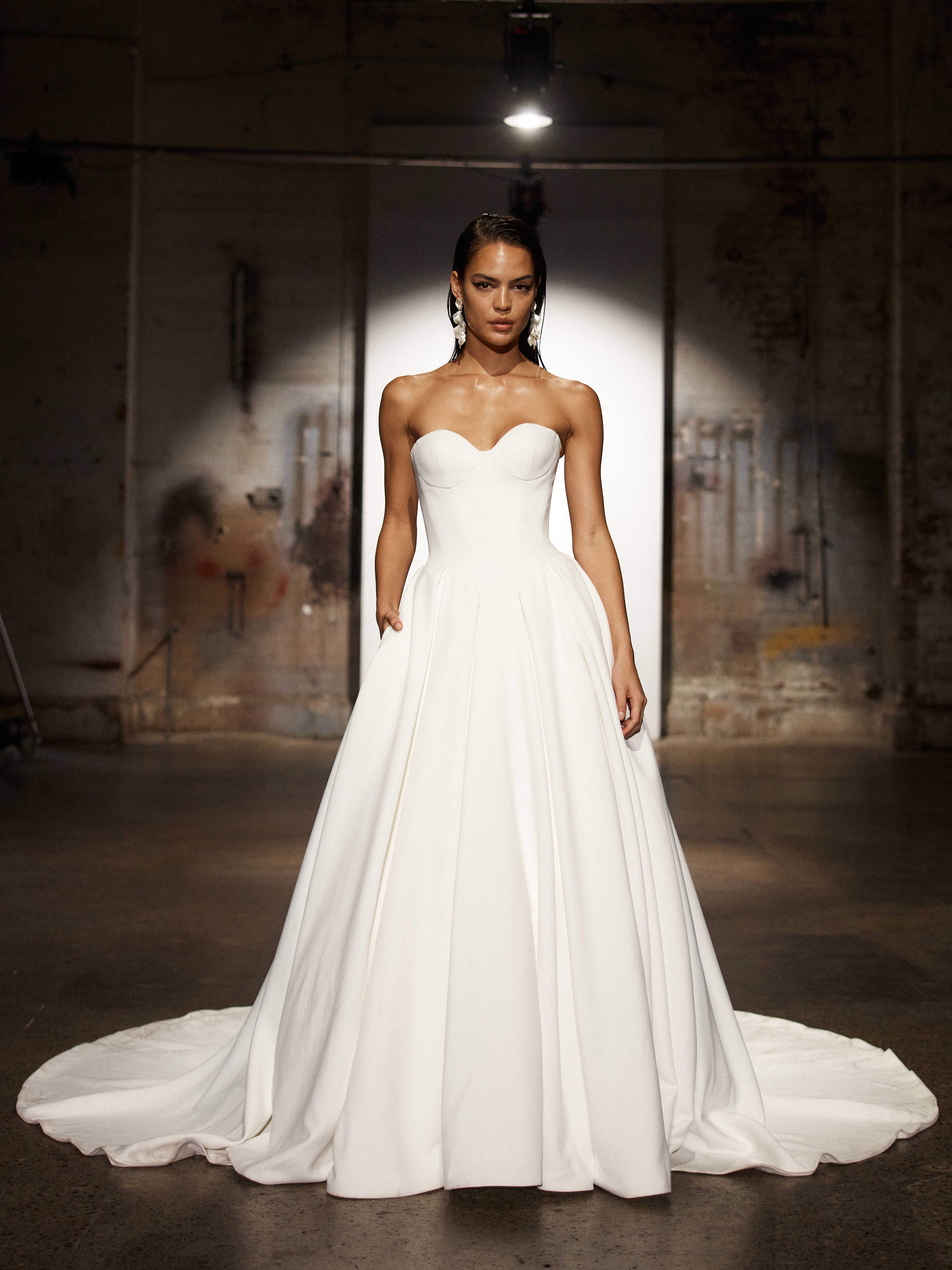 Kat - Evie Young Wedding Dress - White Rose Bridal Newark NJ