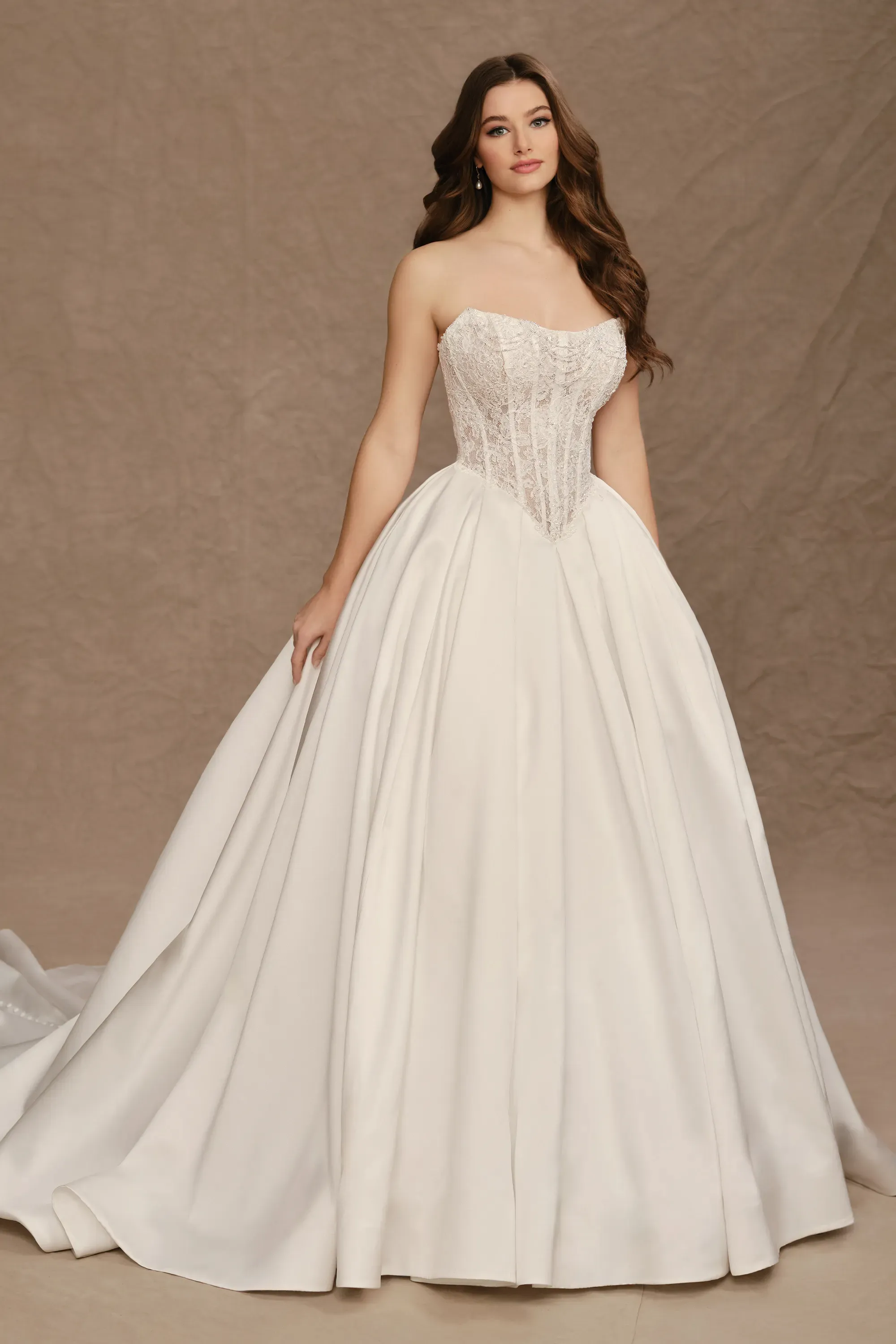 Roselle - Martin Thornburg Wedding Dress - White Rose Bridal Newark NJ