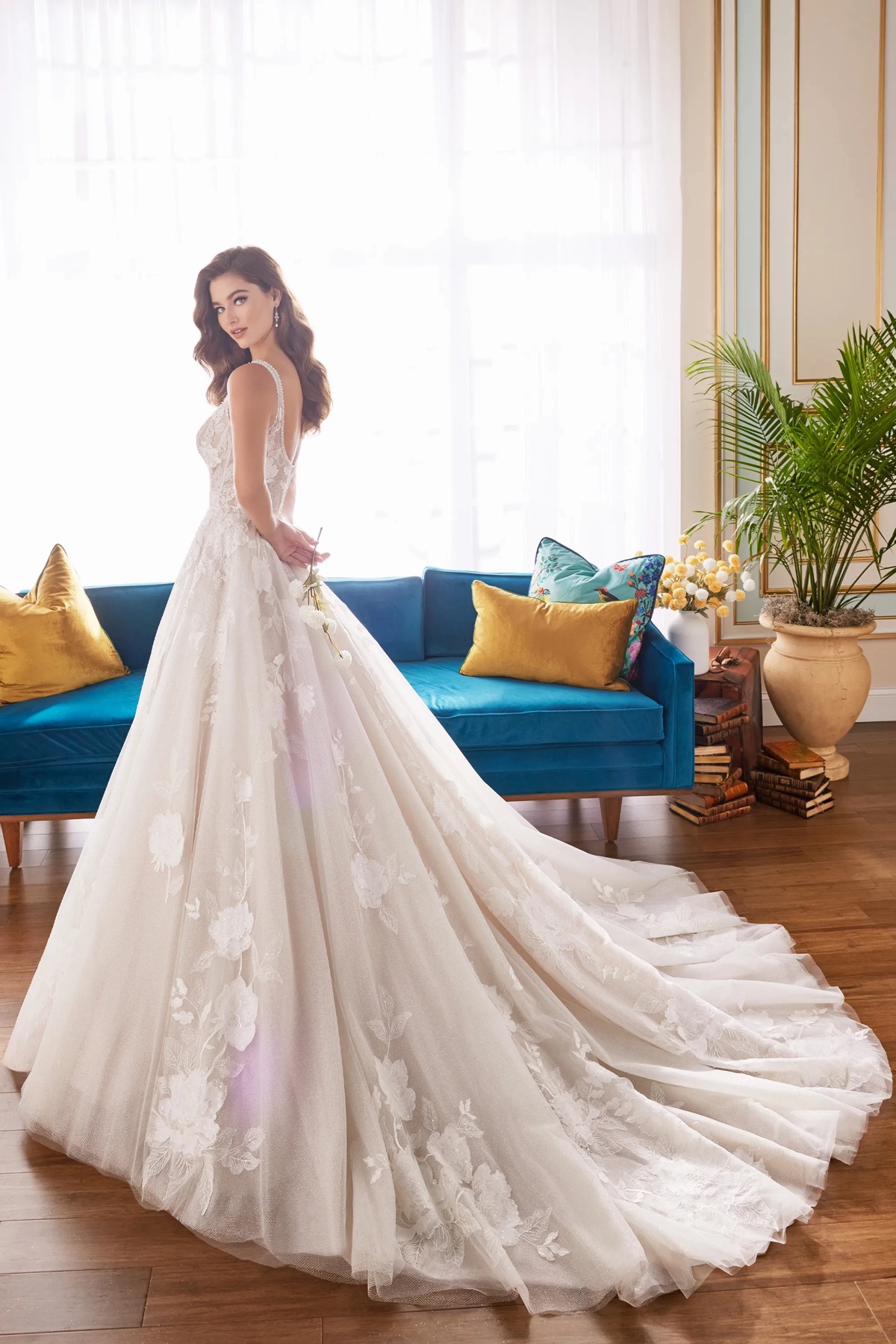 Blanca - Martin Thornburg Wedding Dress - White Rose Bridal Newark NJ (view 2)
