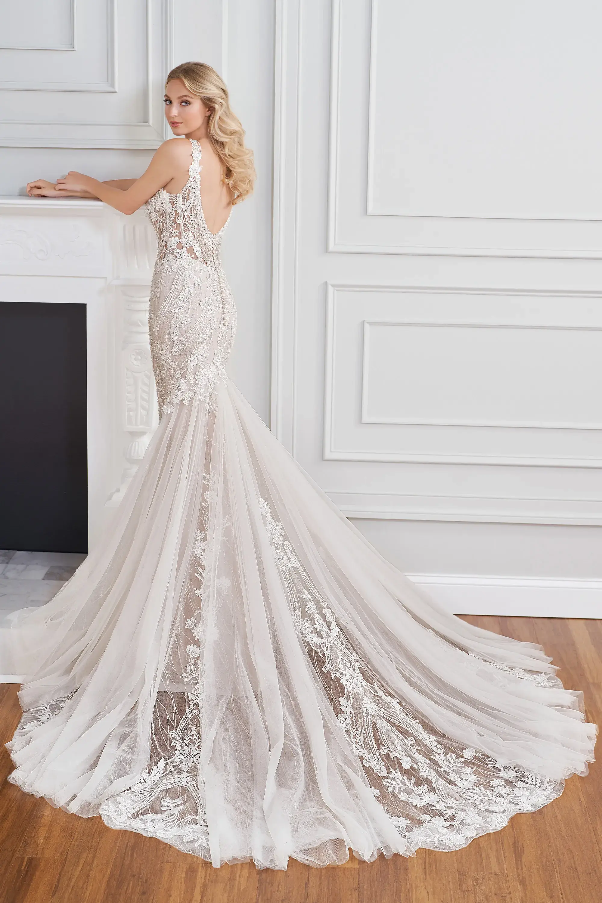 Branson - Martin Thornburg Wedding Dress - White Rose Bridal Newark NJ (view 2)