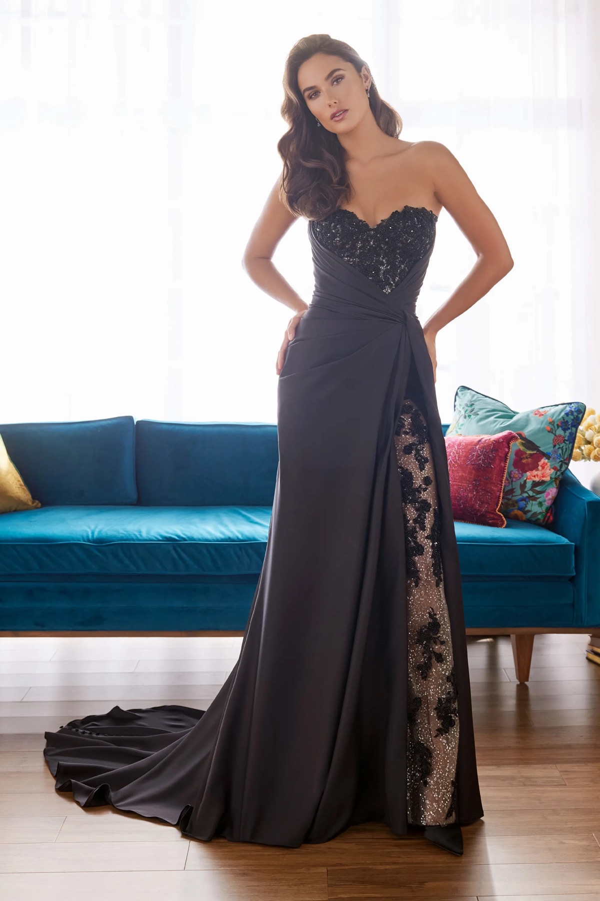 Carrington - Martin Thornburg Wedding Dress - White Rose Bridal Newark NJ (view 2)