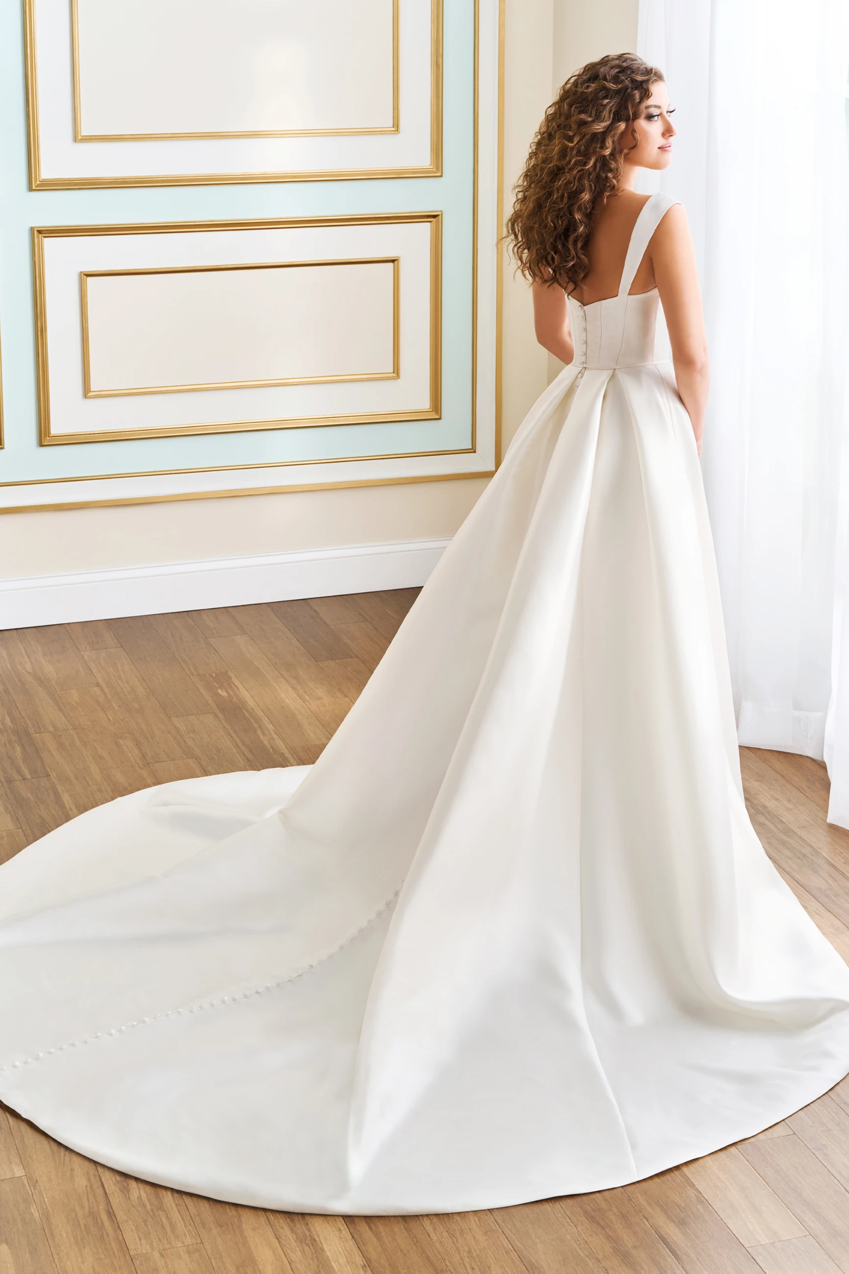MT9117 Violet - Martin Thornburg Wedding Dress - White Rose Bridal Newark NJ (view 2)