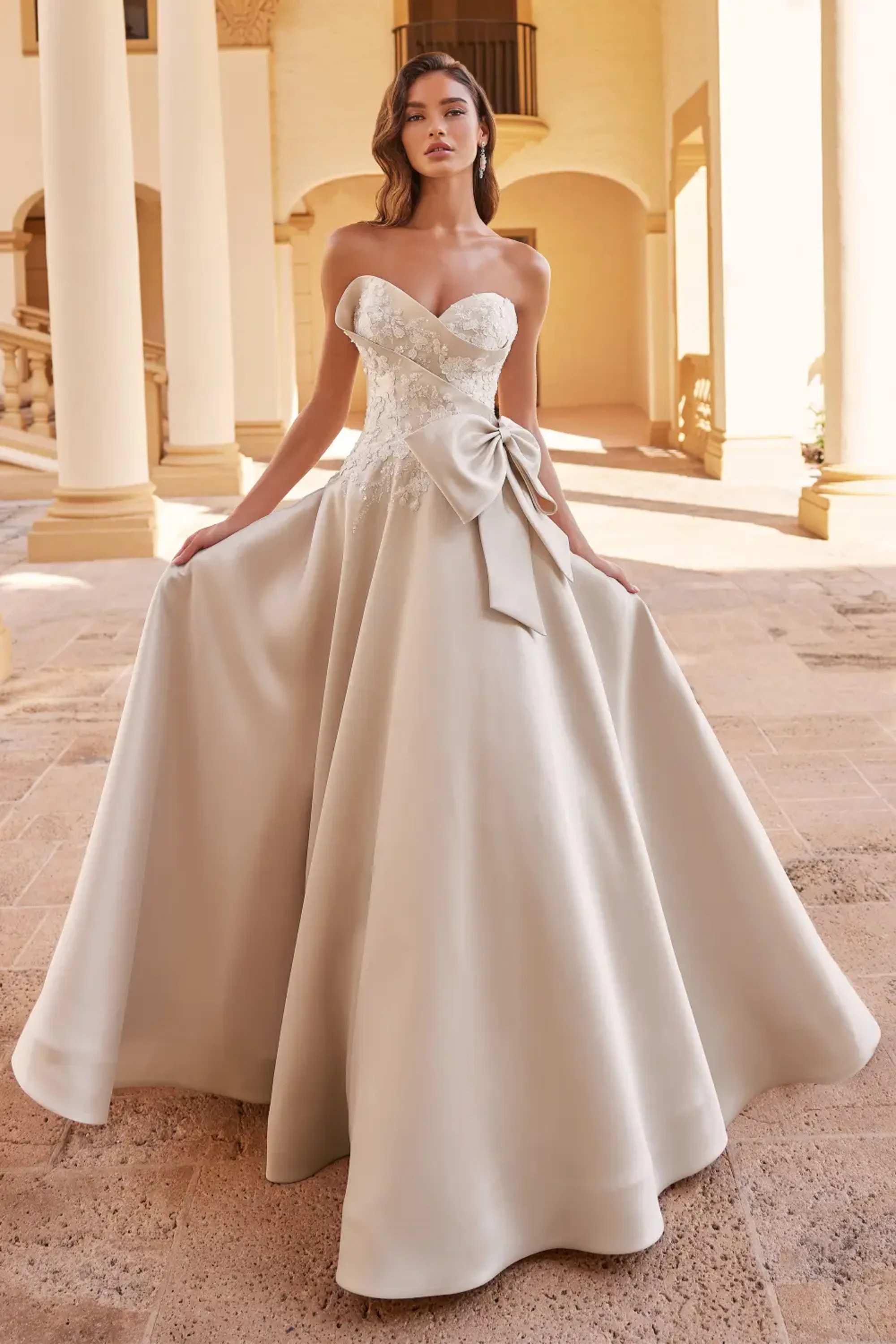 Aspyn - Martin Thornburg Wedding Dress - White Rose Bridal Newark NJ