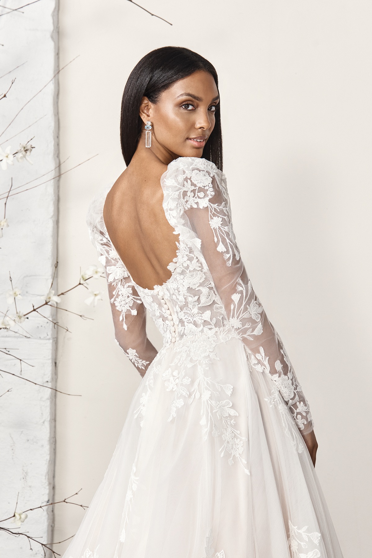 Style 44395 - Sincerity by Justin Alexander Wedding Dress - White Rose Bridal Newark NJ (view 4)