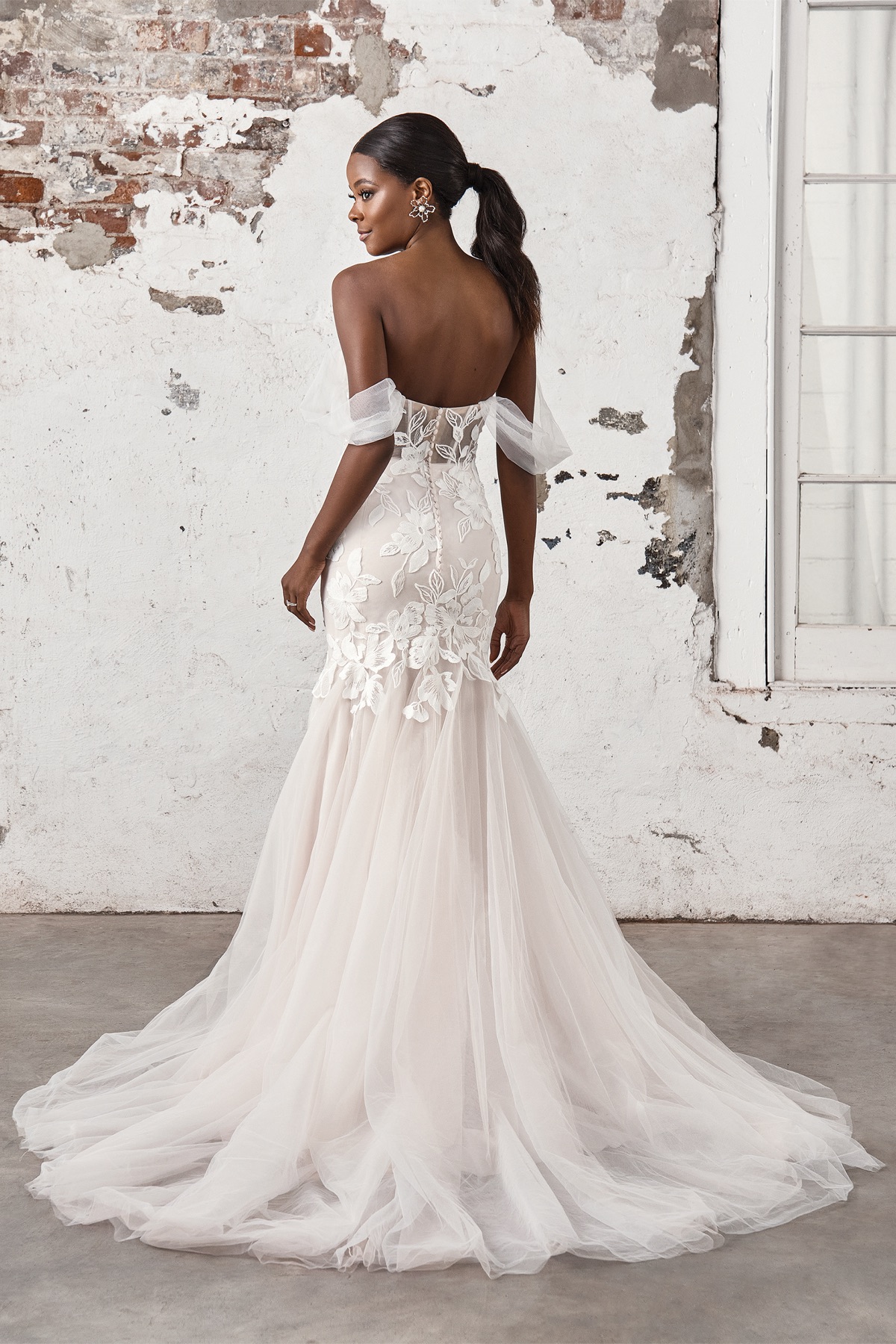 Style 44403 - Sincerity by Justin Alexander Wedding Dress - White Rose Bridal Newark NJ (view 3)