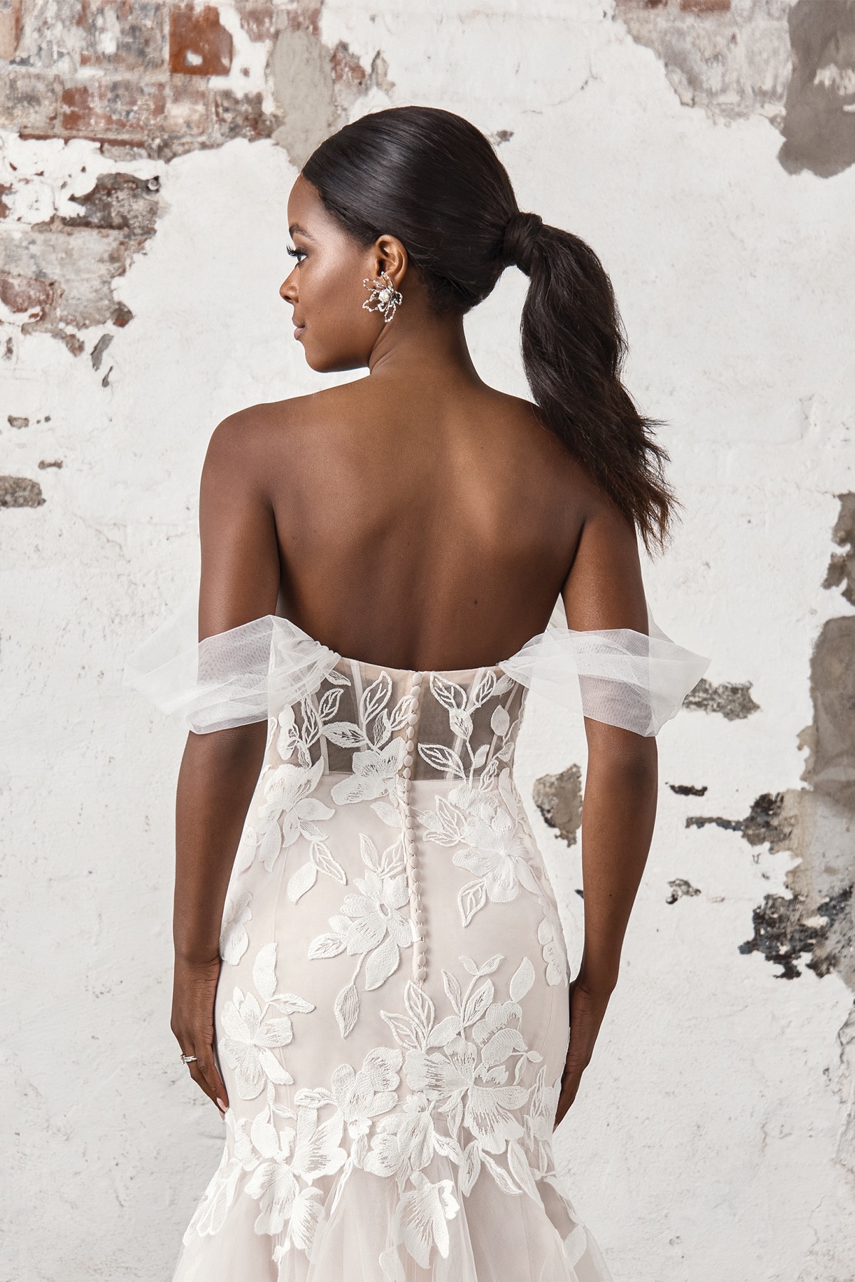 Style 44403 - Sincerity by Justin Alexander Wedding Dress - White Rose Bridal Newark NJ (view 4)