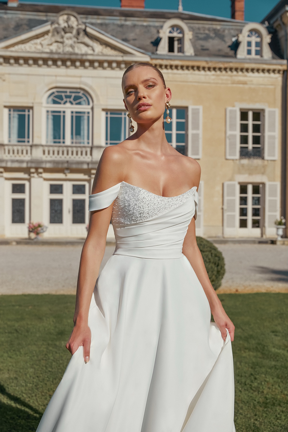 Style 44446 - Sincerity by Justin Alexander Wedding Dress - White Rose Bridal Newark NJ (view 2)