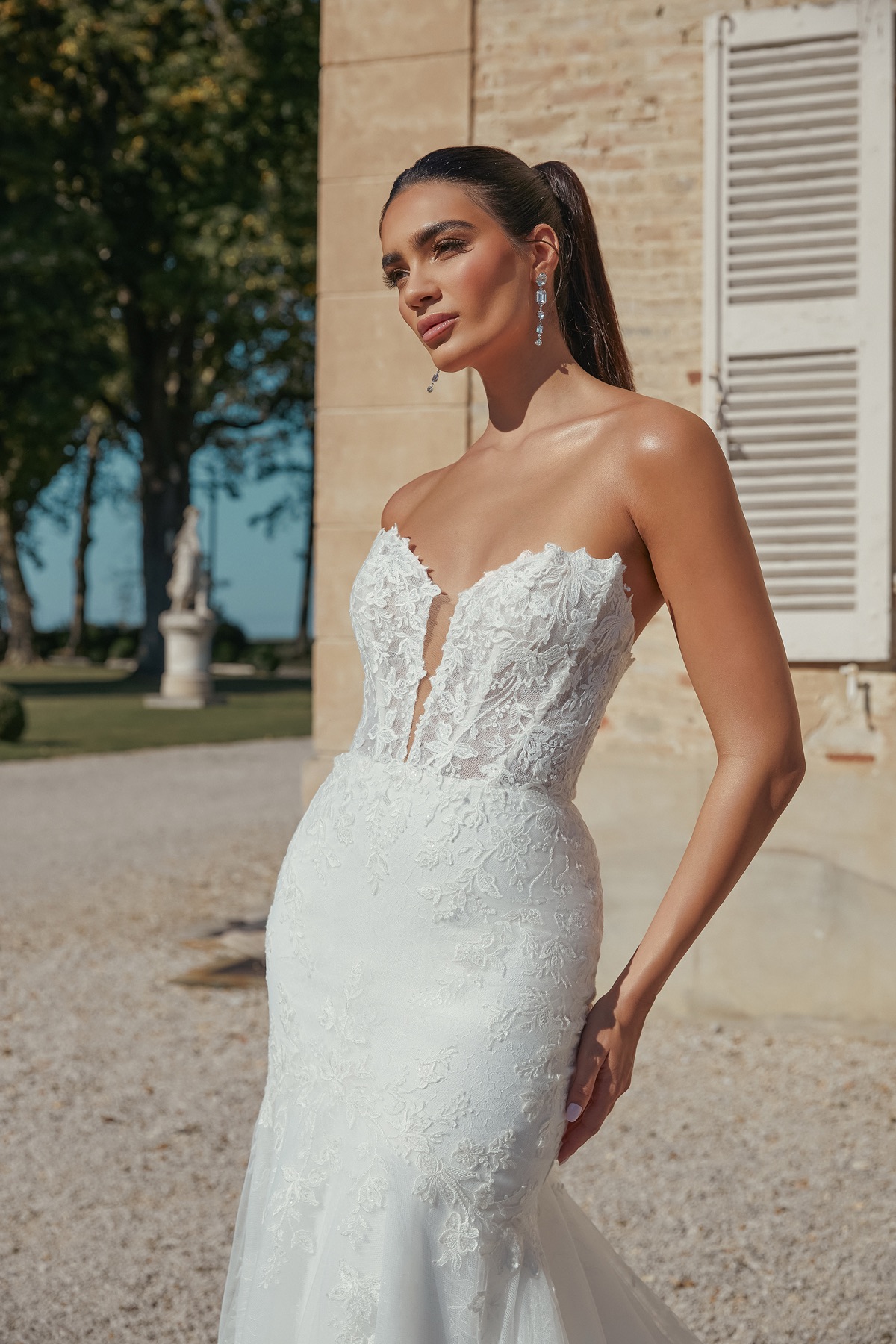 Style 44461 - Sincerity by Justin Alexander Wedding Dress - White Rose Bridal Newark NJ (view 2)