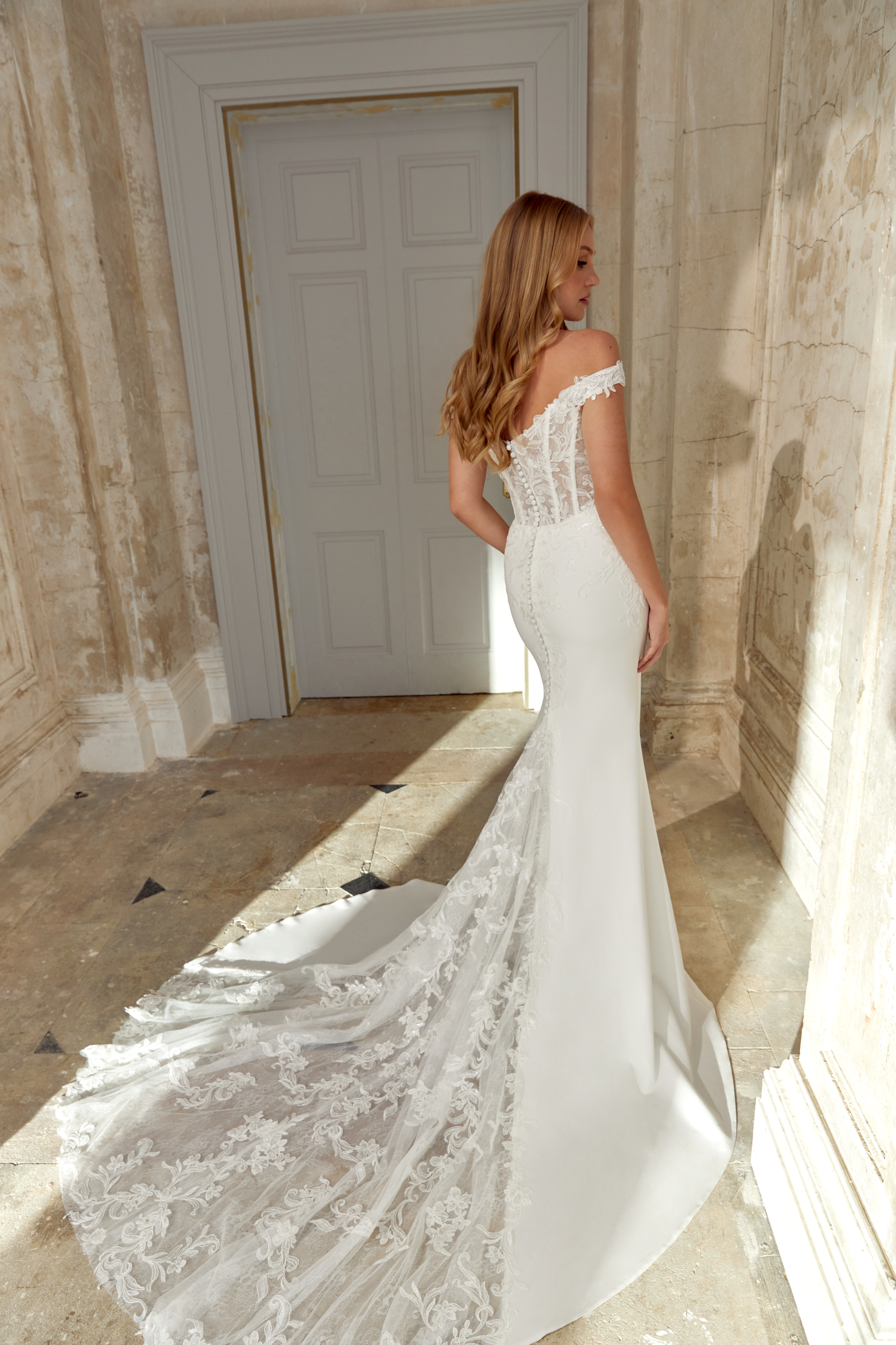 Makenna - Sincerity by Justin Alexander Wedding Dress - White Rose Bridal Newark NJ (view 3)