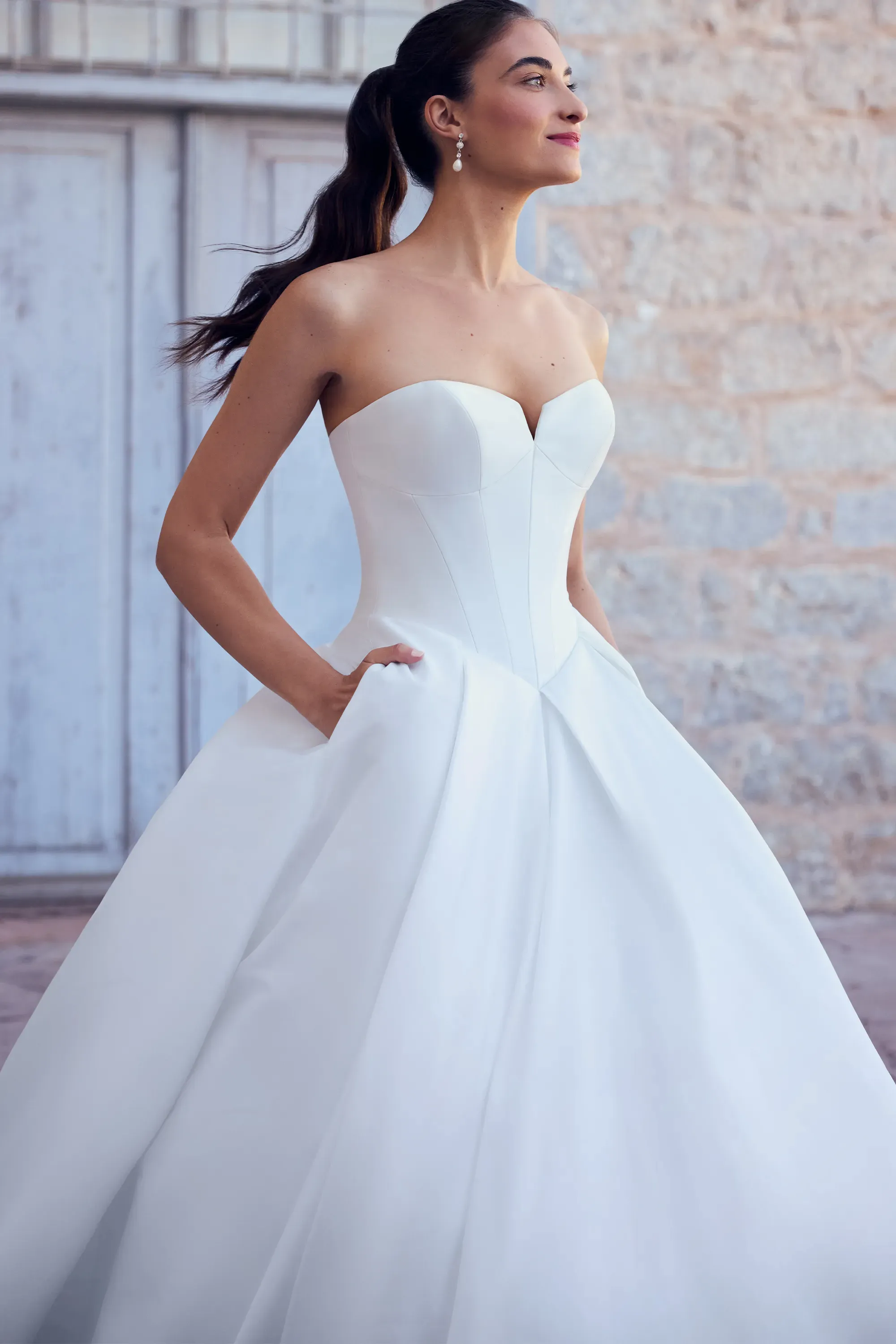 Elli - Sophia Tolli Wedding Dress - White Rose Bridal Newark NJ (view 4)